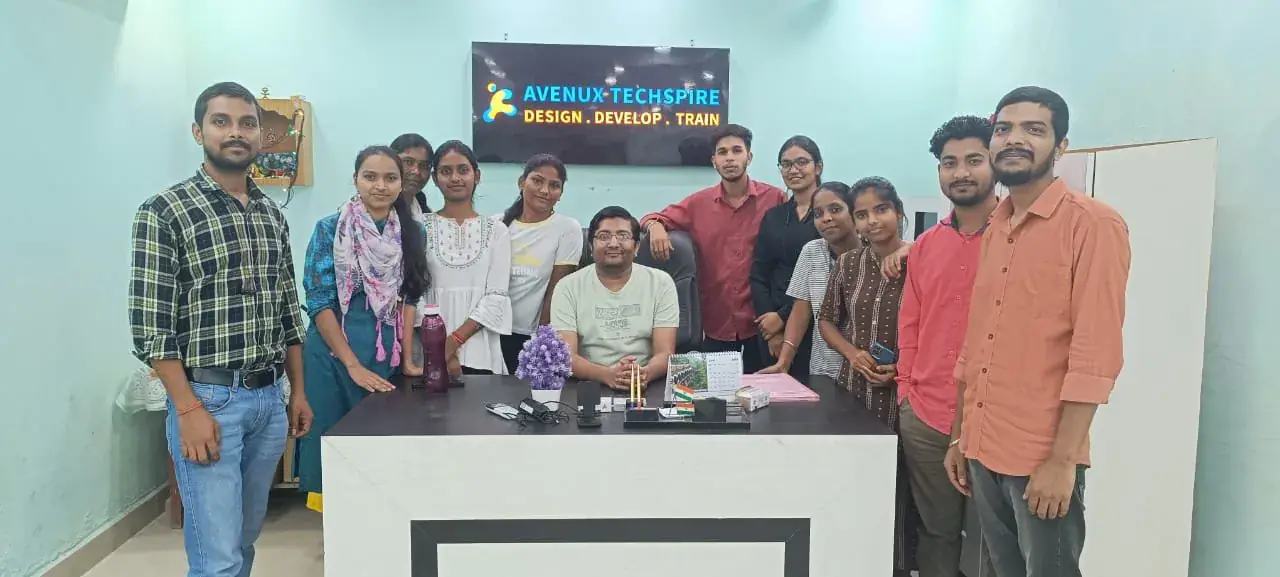 Hands-on training moment at the office