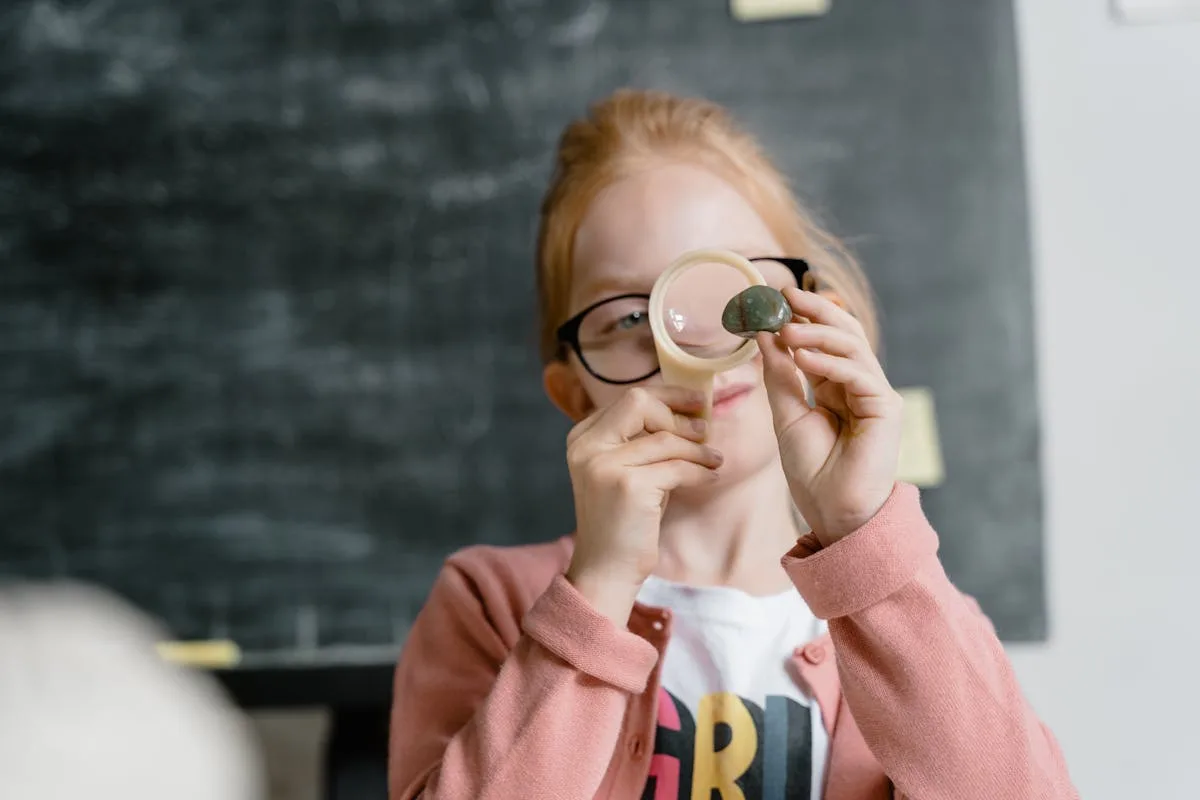 Young learners building with technology in a classroom