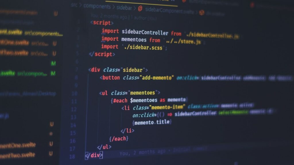 Server-side code open in a dark editor